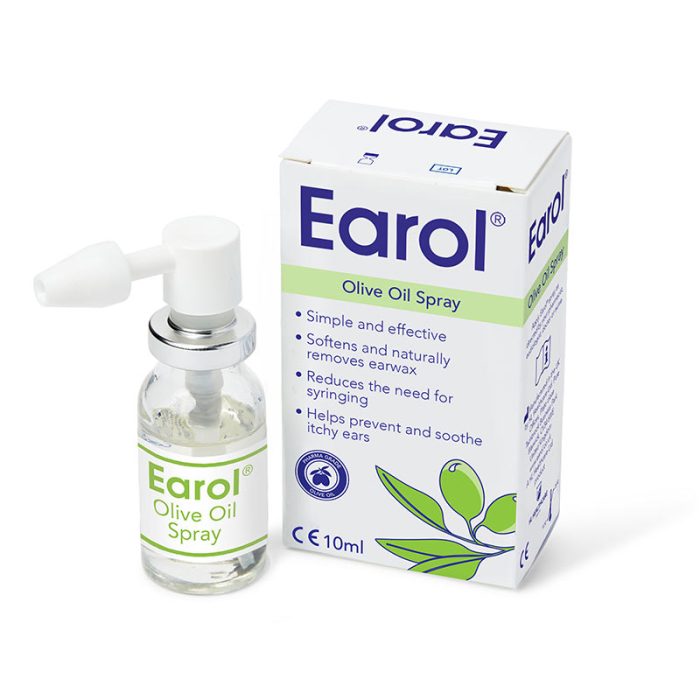 Earol Olive Oil Spray bottle and packaging